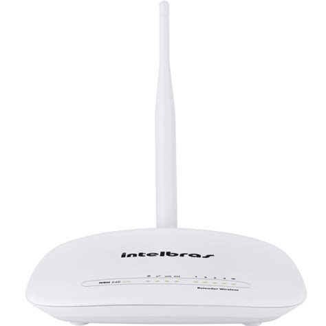 Roteador Wireless Intelbras WRN 240 Slim 150Mbps 4 Portas Branco