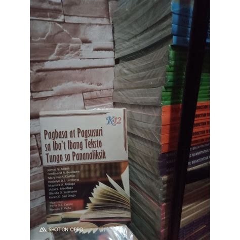 Pagbasa At Pagsusuri Sa Ibat Ibang Teksto Shopee Philippines