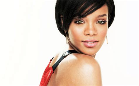 Rihanna And Her Amazing Green Eyes Hd Desktop Wallpaper Widescreen