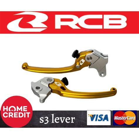 NEW RCB Alloy Brake Lever Set S3 Series For Suzuki Raider 150 Fi Moto