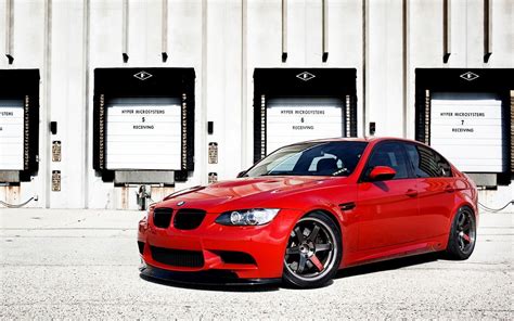 Red Bmw Sedan Car Bmw Red Cars Hd Wallpaper Wallpaper Flare