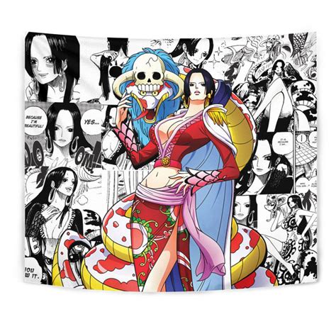 Boa Hancock Tapestry Custom Anime Manga Room Wall Decor Wexanime