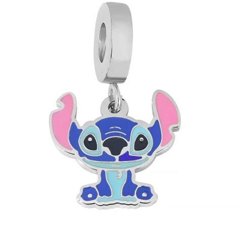 Berloque Bichinho Stitch Azul B