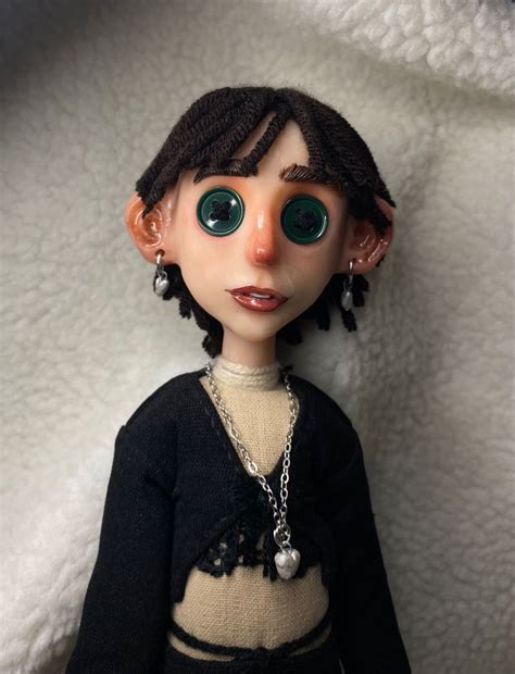 Custom coraline doll handmade doll gifts for coraline fans coraline ...