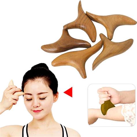 Body Neck Relax Wooden Massager Triangle Trigeminal Fragrant Wood