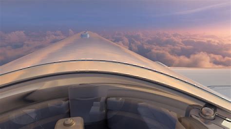 Next Level Luxury Glass Pod Concept Puts Passengers On Top Of The Plane