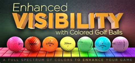 Colored Golf Balls in Neon Yellow, Orange, Pink and more - Golfballs.com