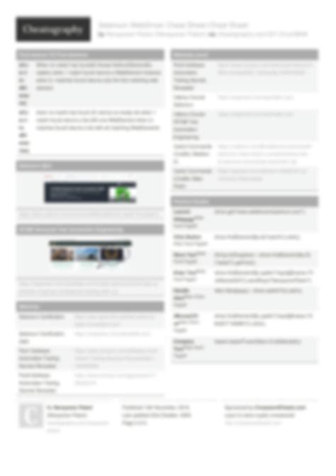 Solution Selenium Webdriver Cheat Sheet Studypool