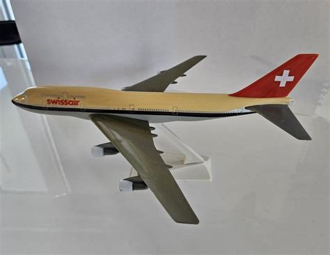 Boeing 747 300 Jumbo Jet Swissair Modellflugzeug 1 200 Kaufen Auf