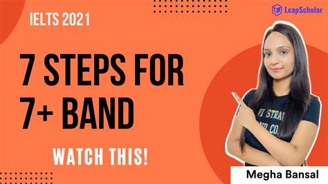 7 Steps For 7 Band In Ielts 2021 Megha Bansal Leapscholar Ielts