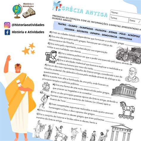 Questões Sobre Grécia Antiga 6 Ano - Questões Grécia Antiga 6 Ano - BINKEDU