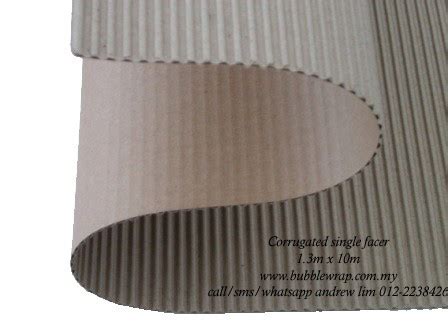 Corrugated Paper Roll B Flute 1 3m X 30kg Kraft Paper Packaging Bubble