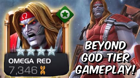 Omega Red Beyond God Tier Variant Gameplay Marvel Contest Of Champions Youtube