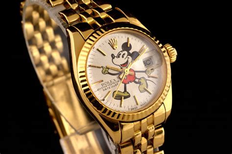 Rolex Oyster Perpetual Mickey Mouse Gold 18K Women Catawiki