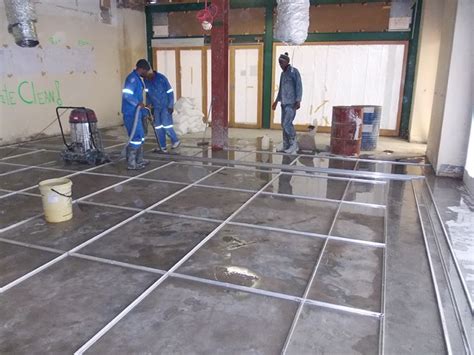 Terrazzo Flooring Process