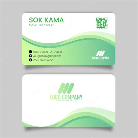 Premium Vector | Modern professional business card, name card