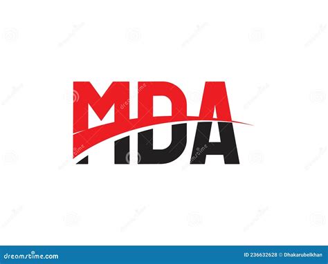 Mda Letter Initial Logo Design Stock Vector Illustration Of Logo