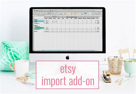 Etsy Import Add On Bookkeeping Spreadsheet For Etsy Sellers Etsy