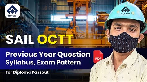 SAIL OCTT Previous Year Question Syllabus Exam Pattern 2024 YouTube