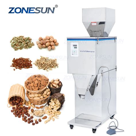 Zonesun Semi Automatic Dried Fruit Nuts Herbs Salt Spices Chestnut