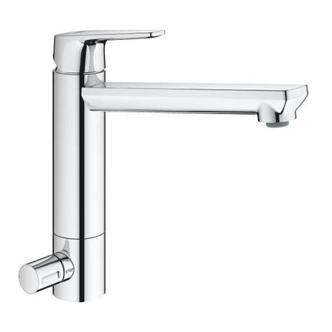 Grohe Bauedge Einhebel K Chenarmatur Zero Mit Ger Teanschluss