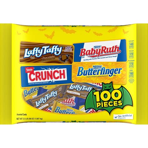 Nestle Assorted Chocolate and Sugar Candy Bars, 100 Ct - Walmart.com - Walmart.com