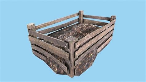 3D model Compost Box VR / AR / low-poly | CGTrader