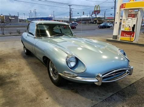 1968 Jaguar E Type Opalescent Blue Great Daily Driver Classic Jaguar