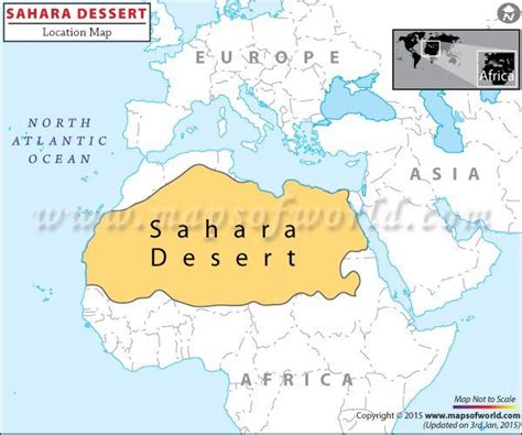 Location map of Sahara Desert | Sahara desert, Desert map, Map