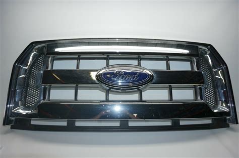 Ford F 150 Front Grille Chrome 2015 2016 2017 2018 2019 Fl34 8200 Db Oem