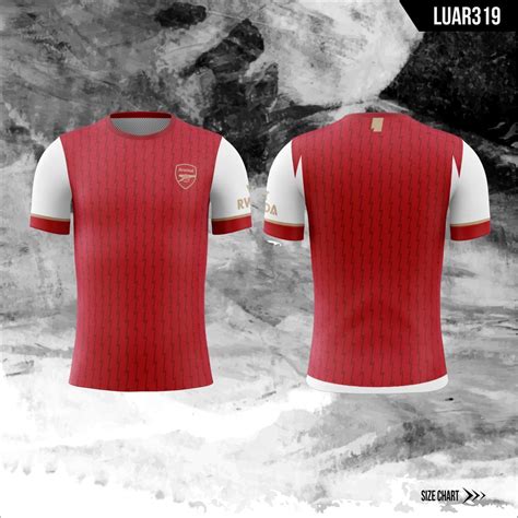 Jual Jersey Bola Arsenal Home Full Printing Free Request Nama