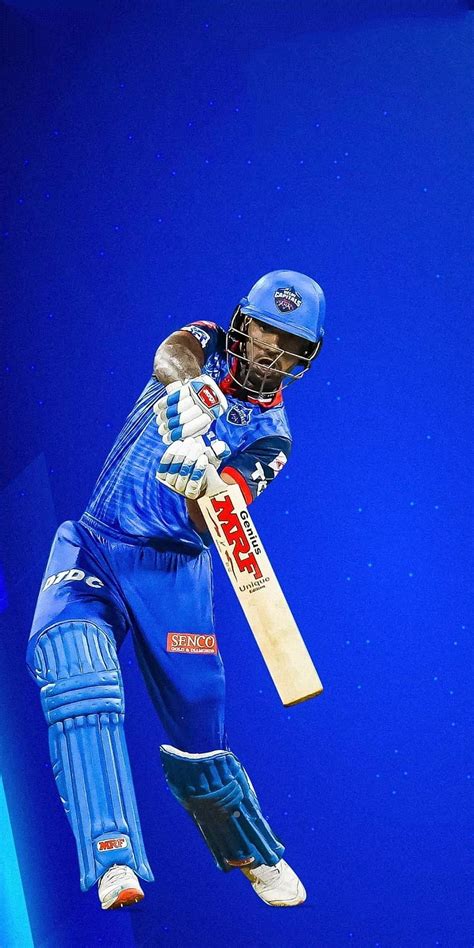 Shikhar Dhawan Delhi Capitals Ipl Hd Phone Wallpaper Peakpx