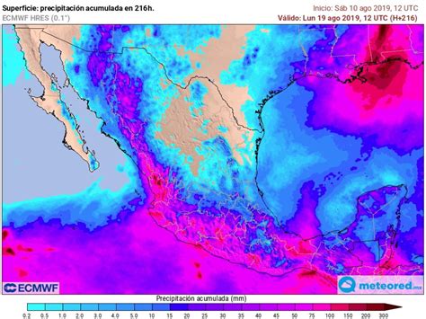 Semana con lluvias en México por el paso de ondas tropicales