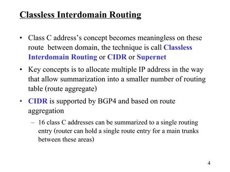 Ppt Cidr Classless Inter Domain Routing Powerpoint Presentation Free Download Id 5249342