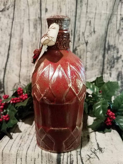 Crown Royal Bottle Wine Bottle Decorations Painted Bottle - Etsy