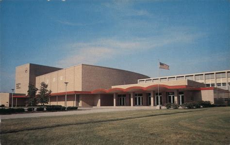 Manual High School Peoria Il Postcard