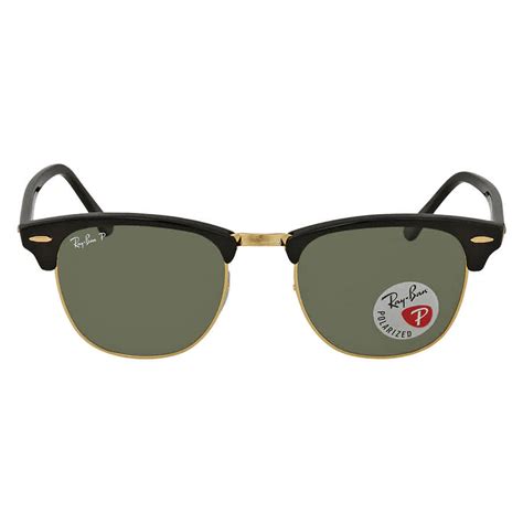 Ray Ban Clubmaster Classic Green Classic Polarized G-15 Sunglasses ...