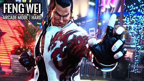 Tekken Arcade Mode Feng Wei Hard K Fps Youtube