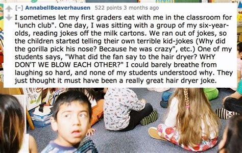 13 Of The Funniest Things Kids Have Said To Their Teachers | Things kids say, Teacher humor ...