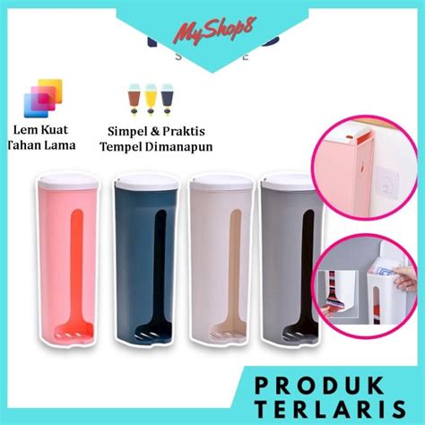 Tempat Penyimpanan Kantong Plastik Dispenser Kantong Plastik Lazada