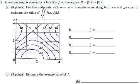 Video Solution Please Help Me With A B A Contour Map Is Shown For A