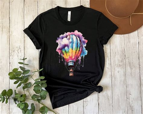 Watercolor Hot Air Balloon Shirt Balloon Lover Shirt Balloon Etsy Canada