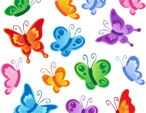 Download Butterfly Clipart Vector Mariposas De Dibujos Animados Full Size Png Image Pngkit