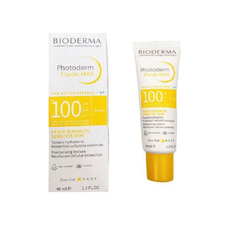 Bioderma Crème Solaire Photoderm Fluide Max Spf 100 Ecran Invisible