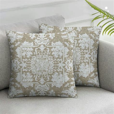 Nawypu Boho Pillow Covers Set Of 2 Carpet Pattern Throw Pillows Case