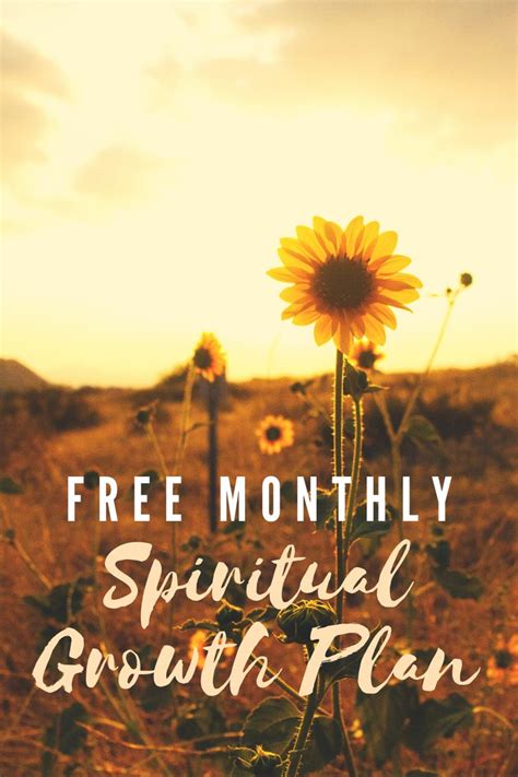 Monthly Spiritual Growth Goals (FREE Printable) | Spiritual life, Bible study methods, Bible ...