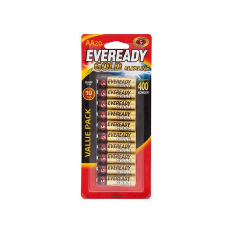 Eveready Gold AA 20Pk Mr Toys Toyworld