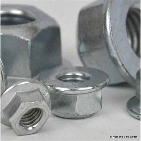 M X Mm Coneloc Flange Self Locking Hex Nut Metric Fine Grade