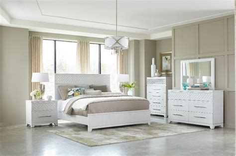 Contemporary White Piece King Bedroom Set Utopia Rc Willey