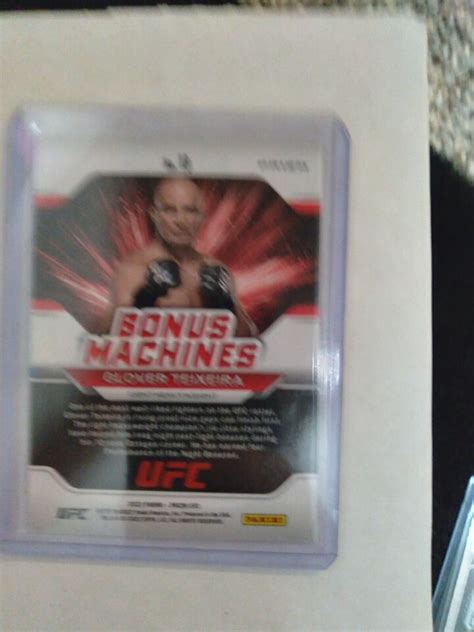 2022 Panini Prizm UFC GLOVER TEIXEIRA Bonus Machines Insert Card No 13